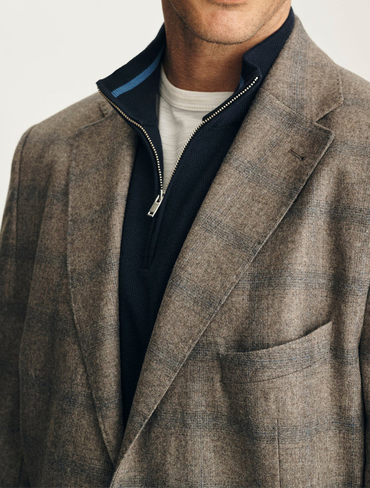 34 Heritage - Matteo Checked Blazer
