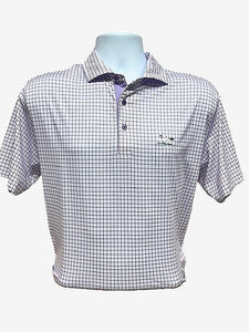 Al Dixon Luxury Performance Polo-White/Lavender/Purple