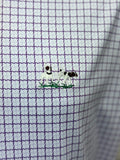 Al Dixon Luxury Performance Polo-White/Lavender/Purple