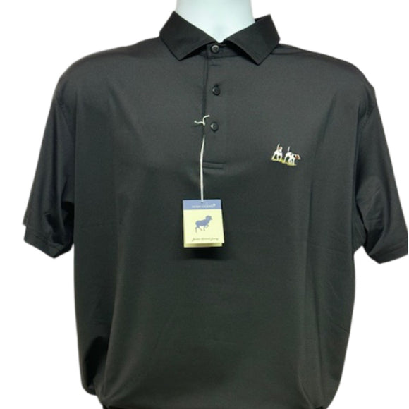 Al Dixon Luxury Performance Polo - Black Solid