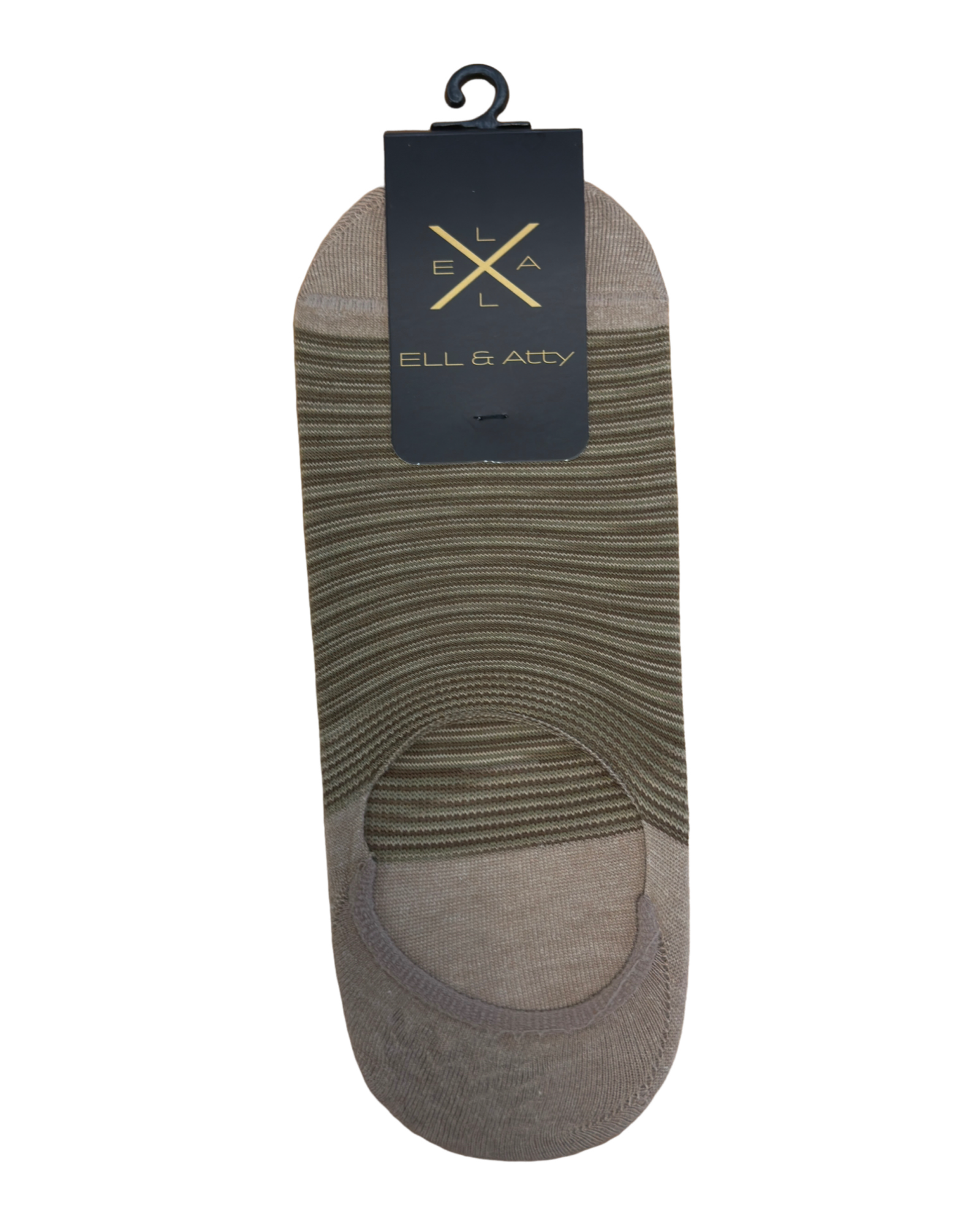 Ell & Atty- No Show Socks- Khaki