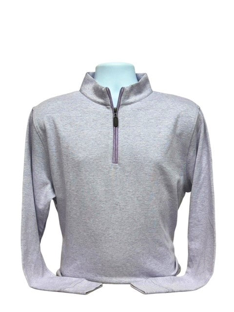 Horn Legend- Cotton Qtr Zip Pullover - Lavender