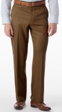 Ballin Pants-Mansfield Cashmere Touch Sateen-Saddle