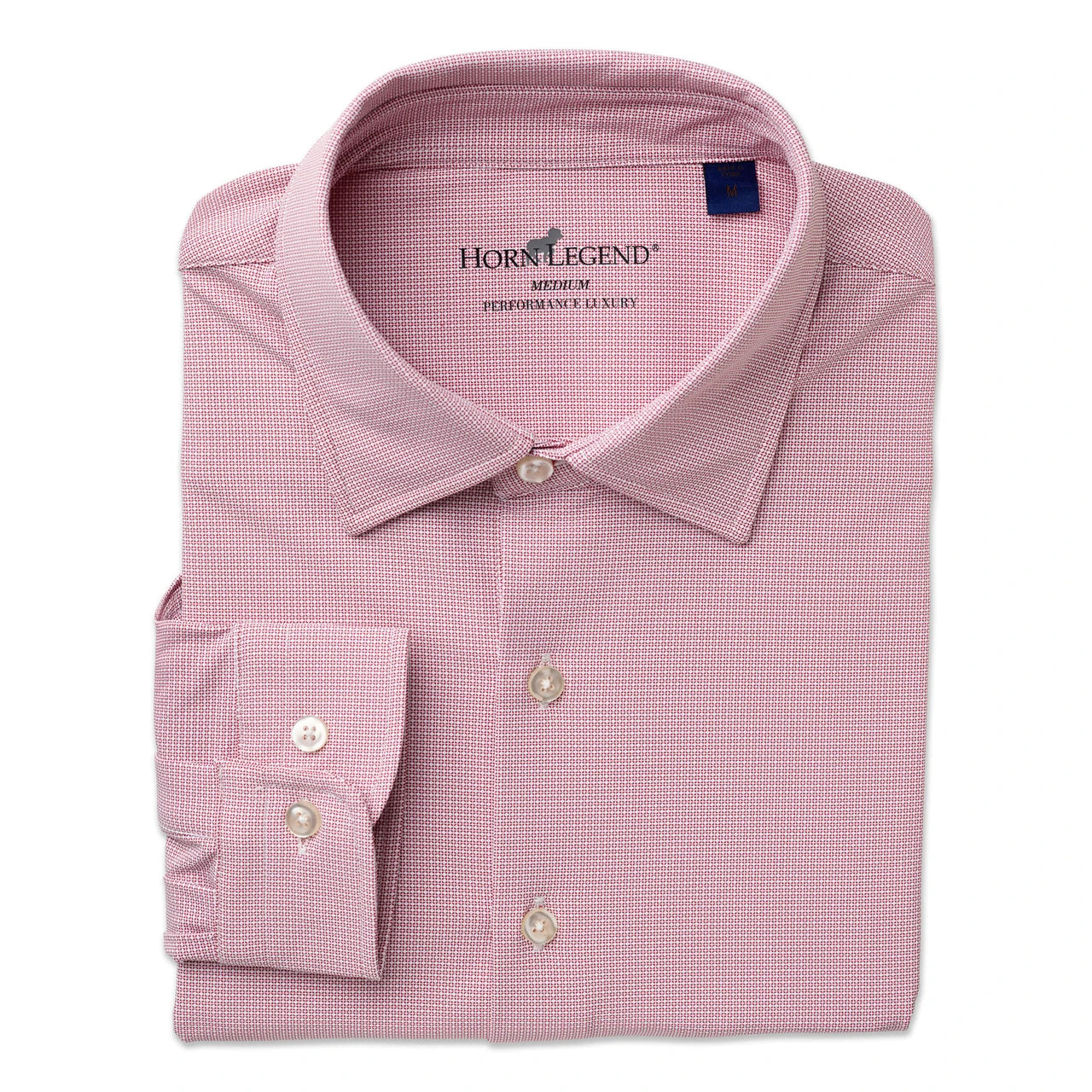 Horn Legend - Performance Sport Shirt - Brick Red
