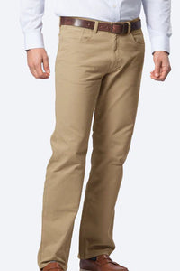 Pants-Coastal Cotton 5 Pocket Stretch-Sand