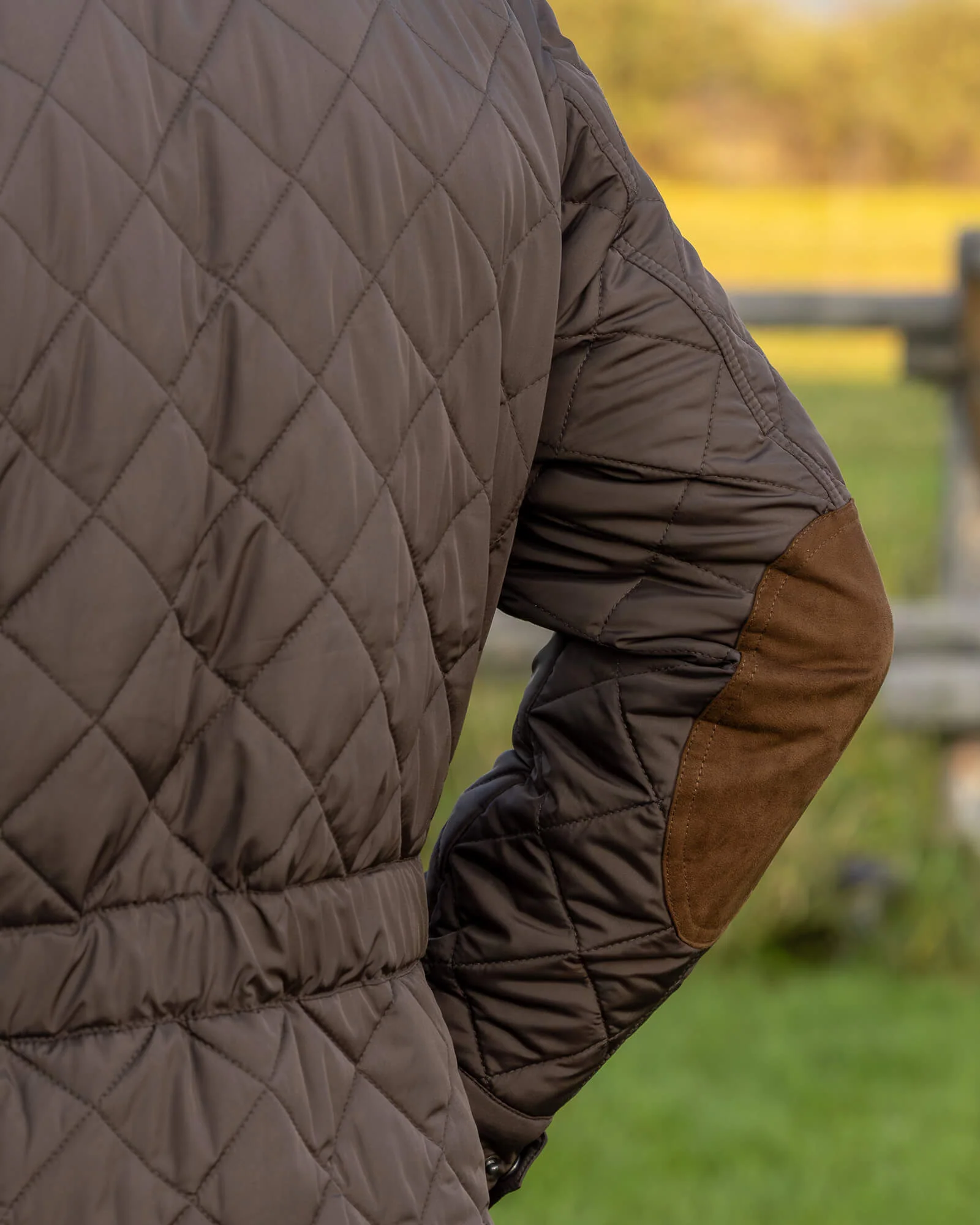 Adventurer Diamond Quilted Nylon Jacket - Gunmetal