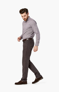 34 Heritage Charisma Relaxed Straight Pants In Anthracite Twill