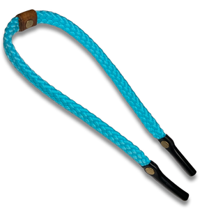 Tailin Ties- Nautical Sunglass Strap- Aqua Blue, Tan