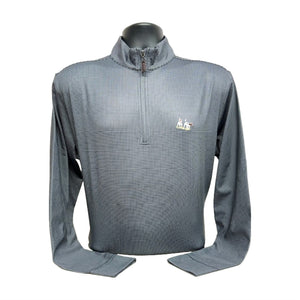 Horn Legend-1/4 Zip Micro Fleece Pullover - Black/Grey - Shepherd