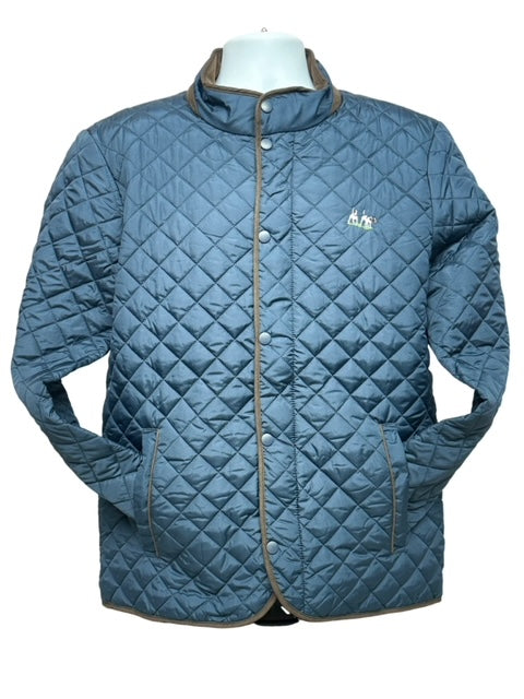 Al Dixons Quilted Field Coat-Indigo