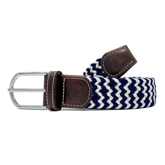 Roostas Belt -The Cape Cod-Navy and White