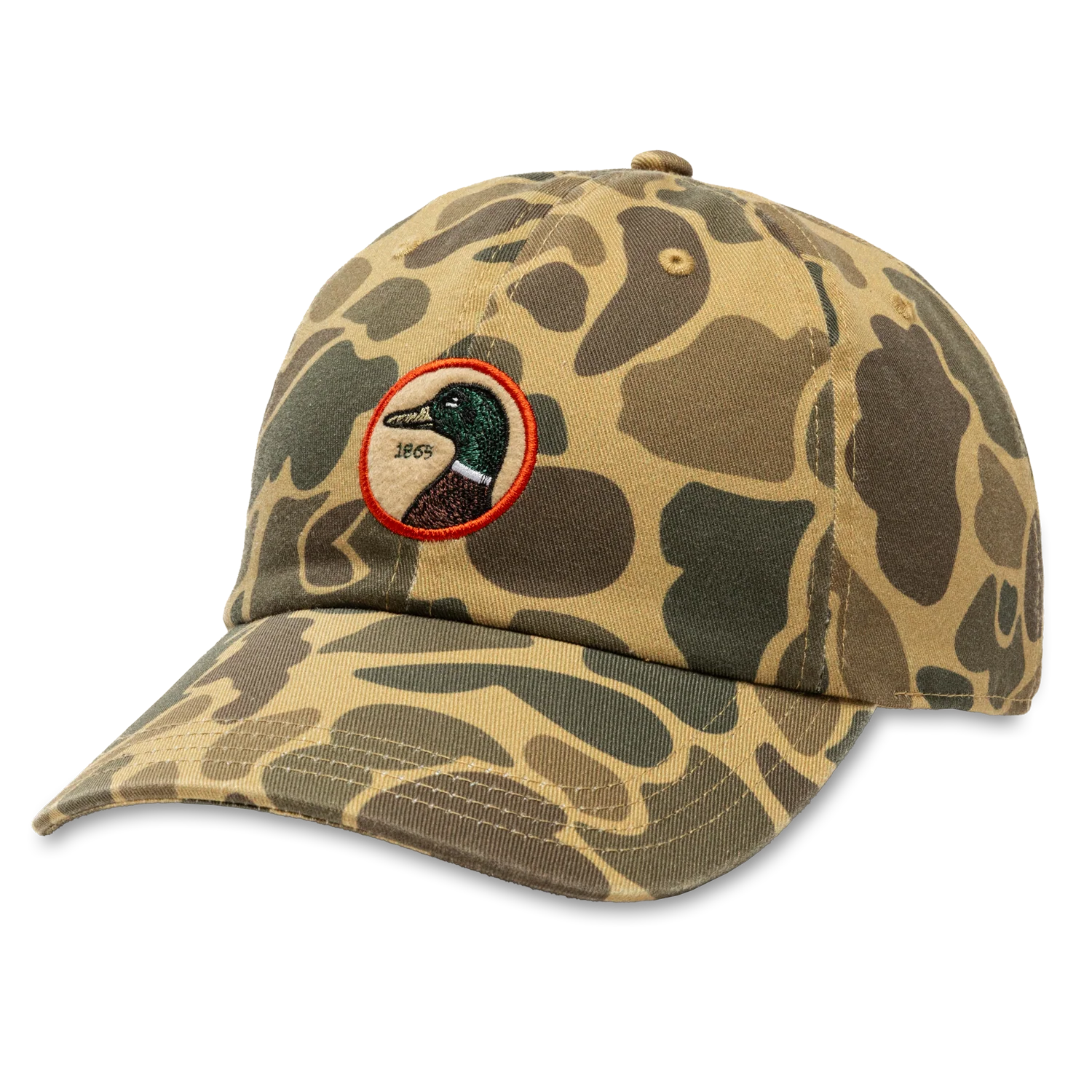 Duck Head Circle Patch Twill Hat - Camo