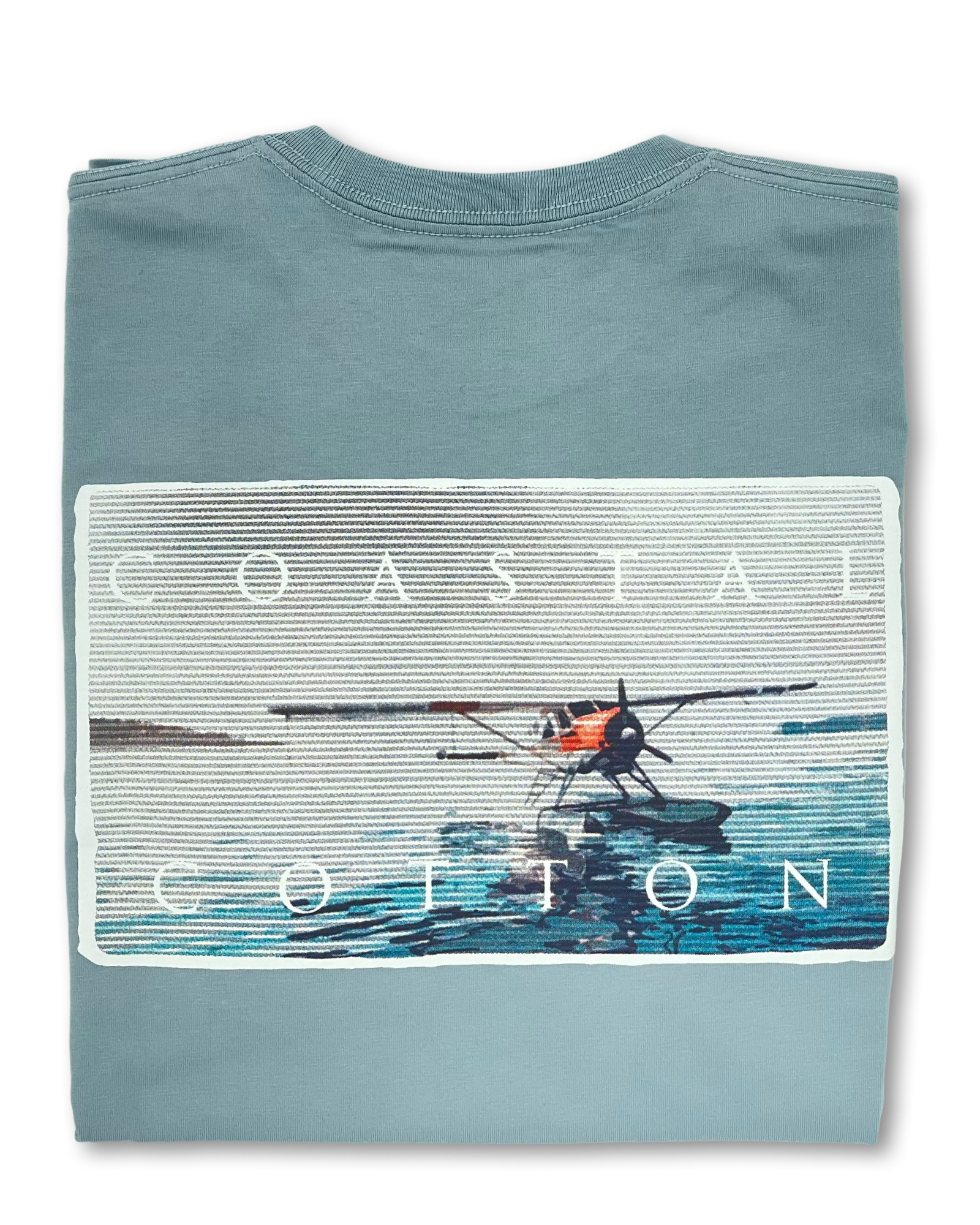 Coastal Cotton T-Shirt - Blue Fog