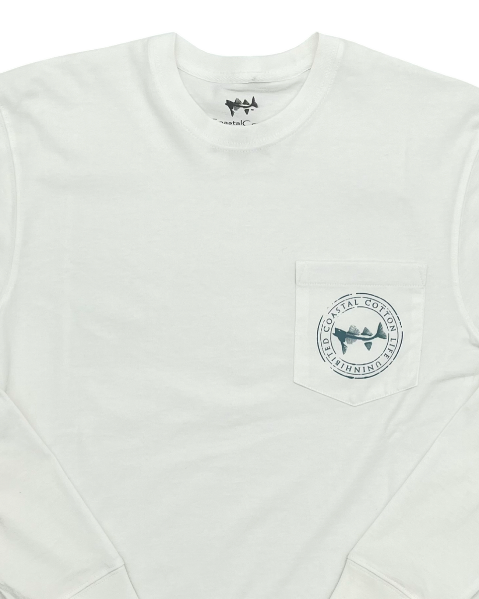 Coastal Cotton - Long Sleeve Tee - Seaplane - Cream