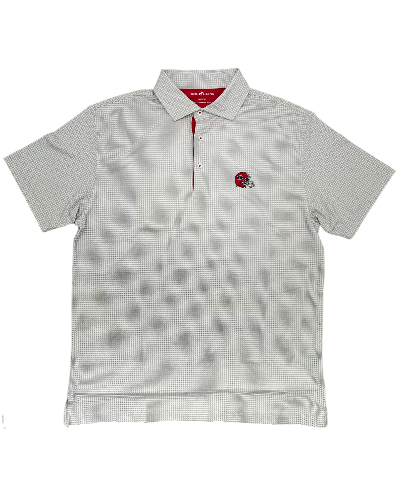 Collegiate UGA Polo - White/Grey/Red