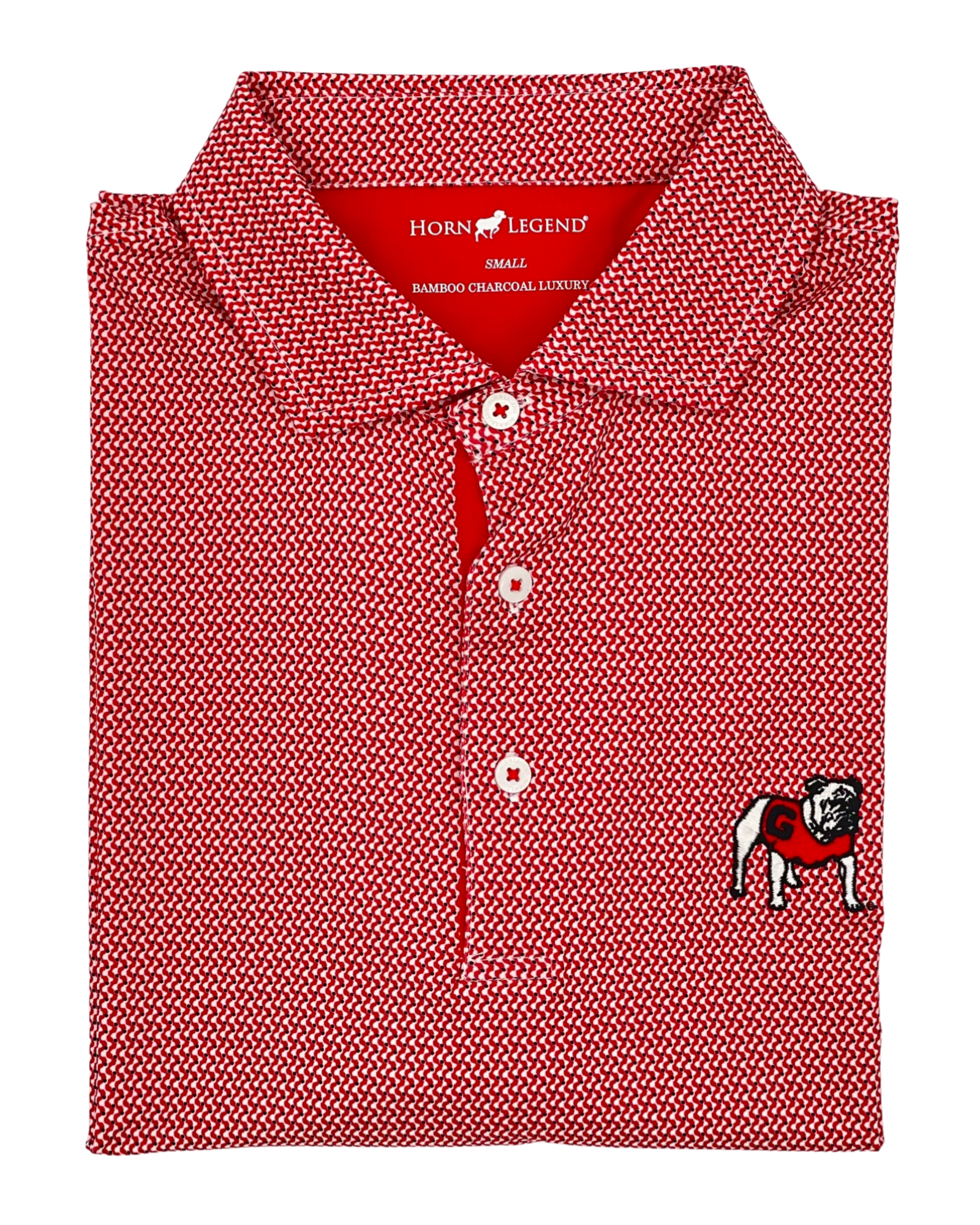 Collegiate UGA Polo - White/Red/Black
