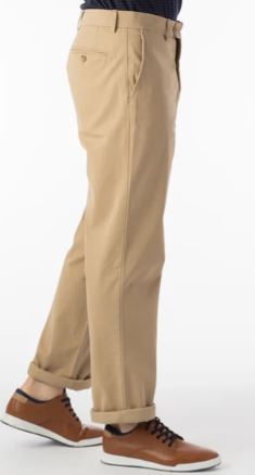 Ballin Pants-Mansfield Cashmere Touch Sateen-Dark Khaki