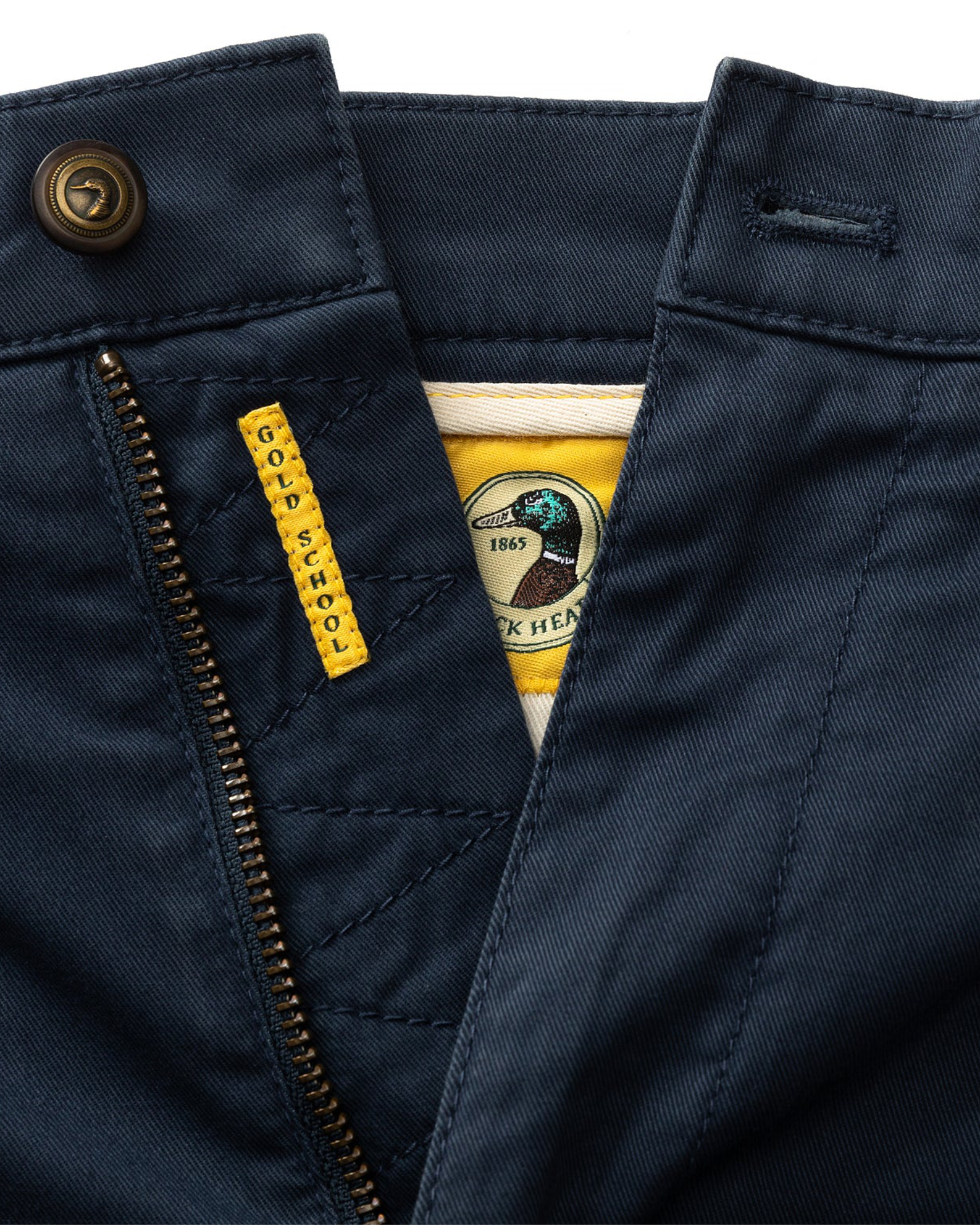 Duck Head Classic Fit Gold School Chino - Navy