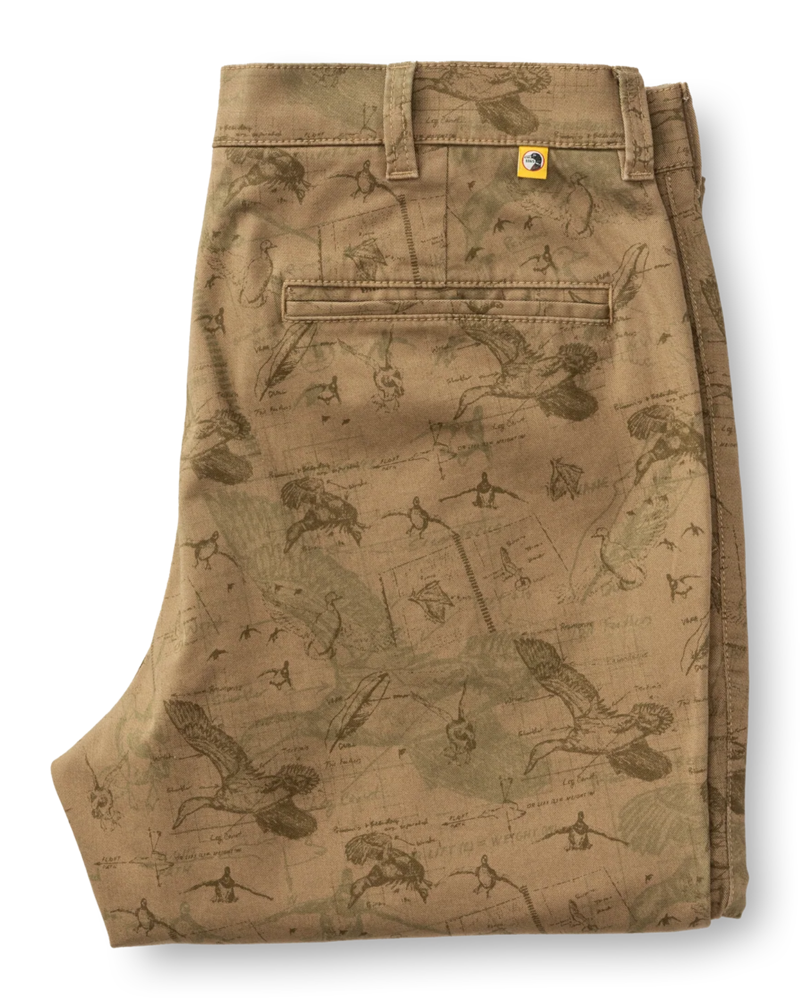 Duck Head Classic Fit Gold School Chino - Mallard Blueprint