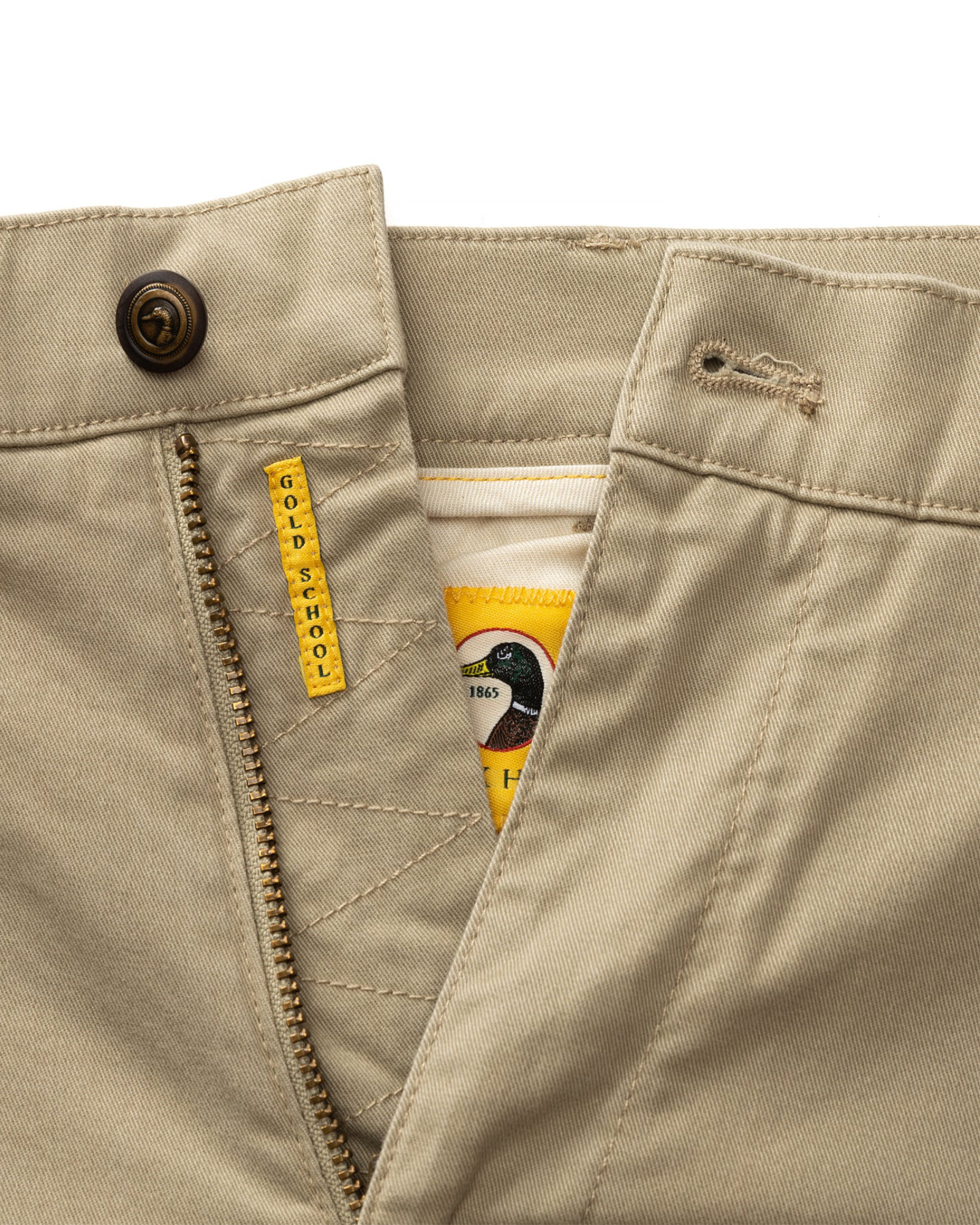 Duck Head Classic Fit Gold School Chino-Khaki