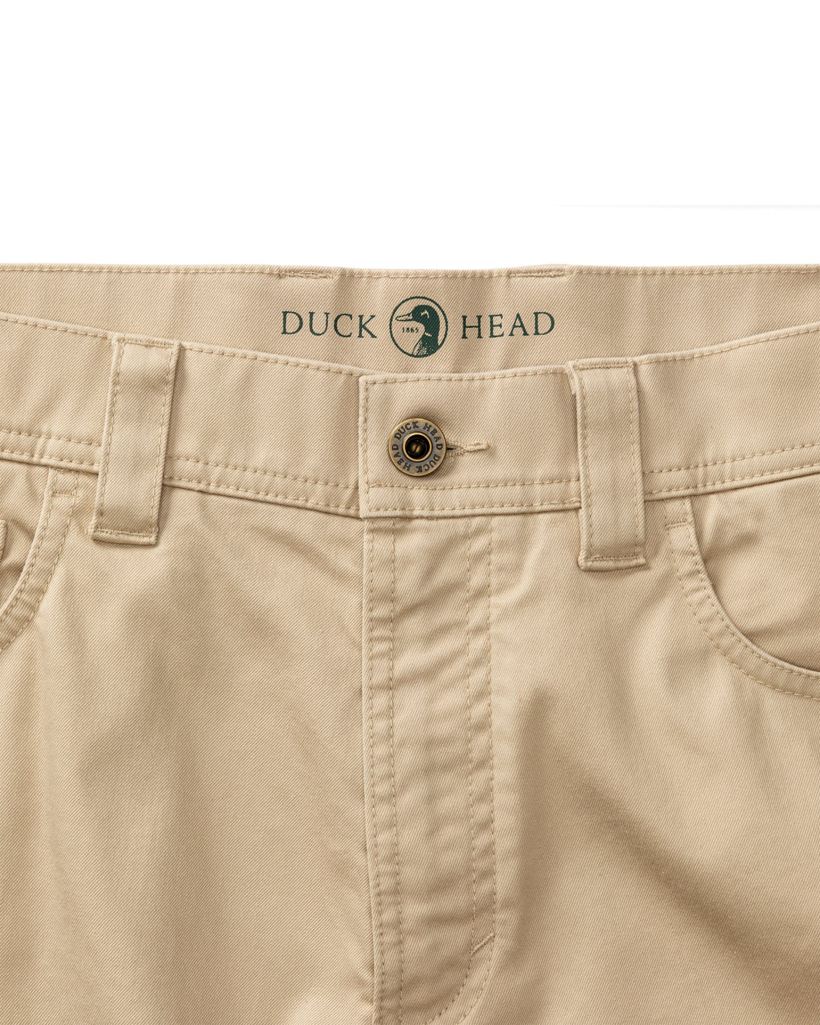 Duck Head Twill 5-Pocket Briar Pant-Safari