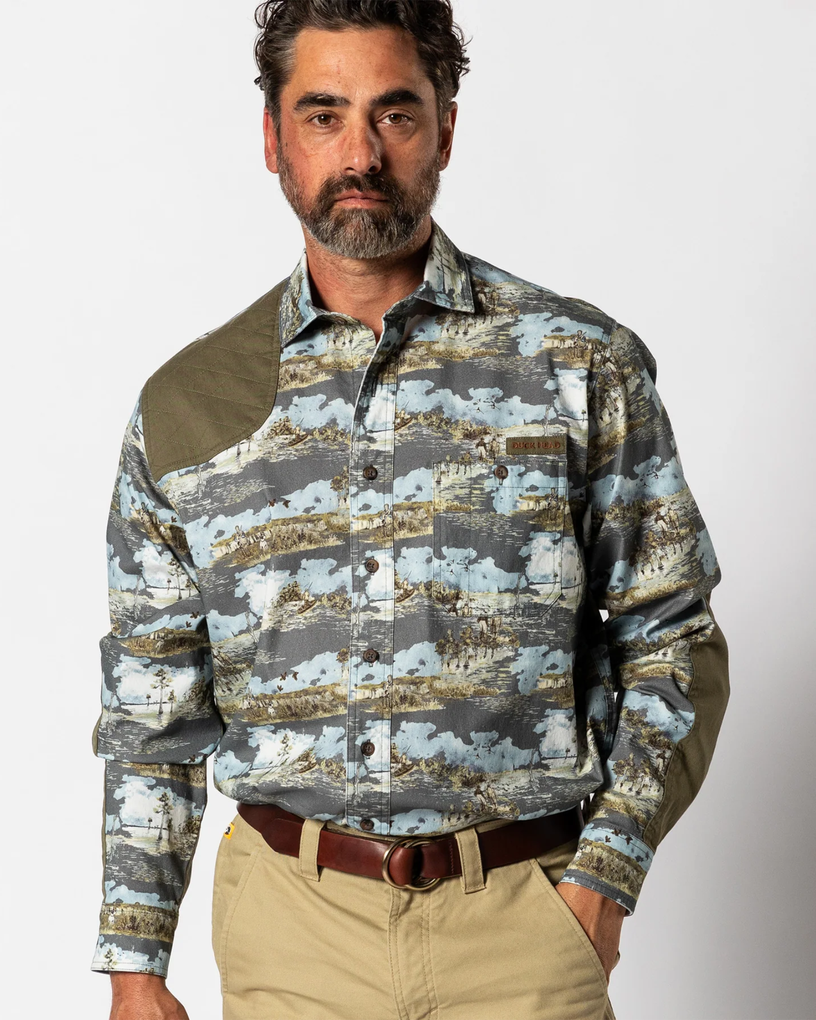 Duck Head Woodland Shooting Shirt - Sedona Sage