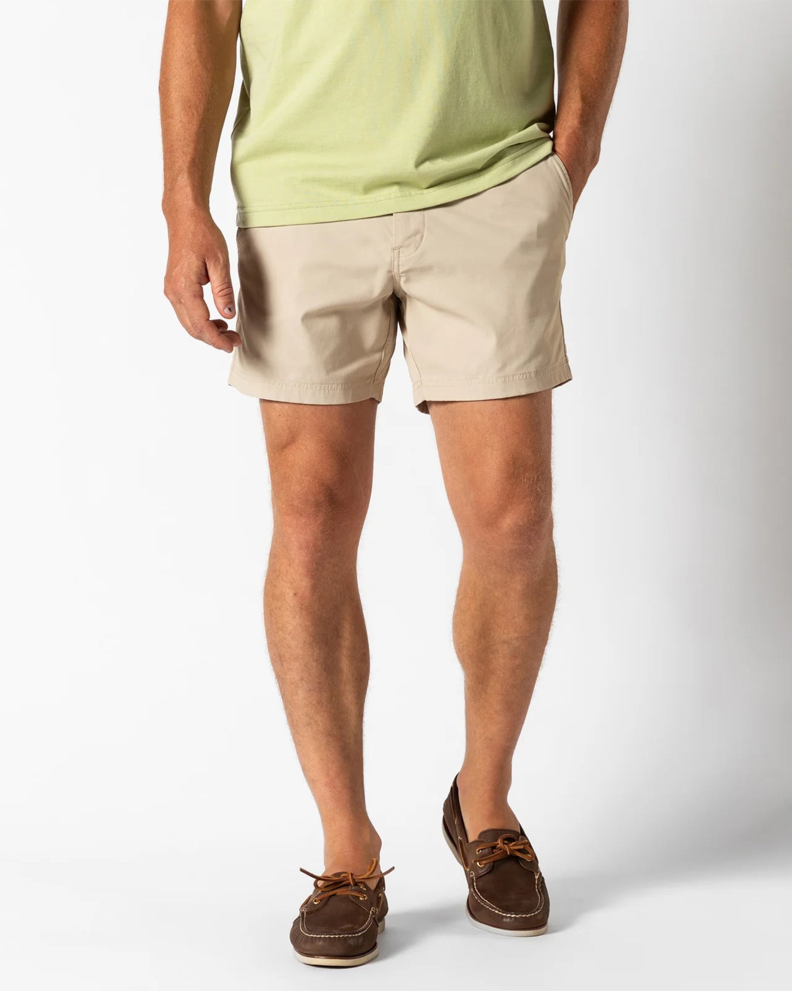 Duck Head- 6" Harbor Performance Short- Stone