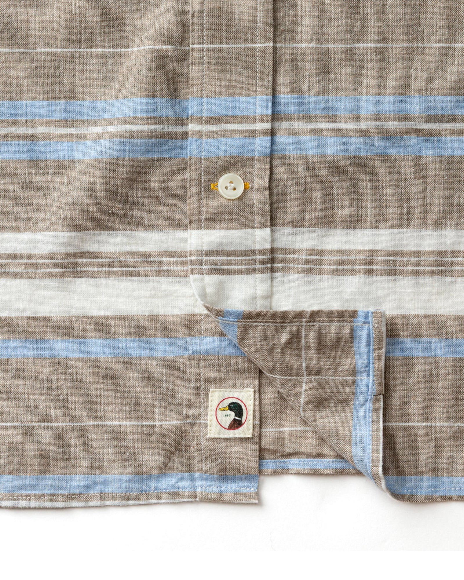 Duck Head Cotton Oxford Sport Shirt - Clay