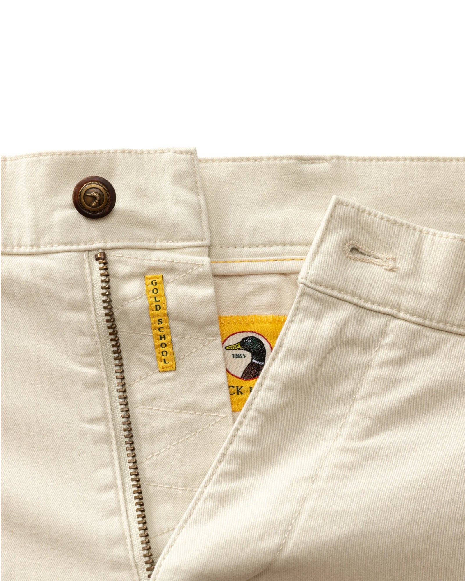 Duck Head - 5" Gold School Chino Short - Stone