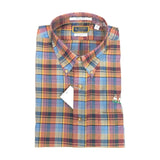 Al Dixon Private Label Button Down- Rust/Burgundy/Yellow Plaid