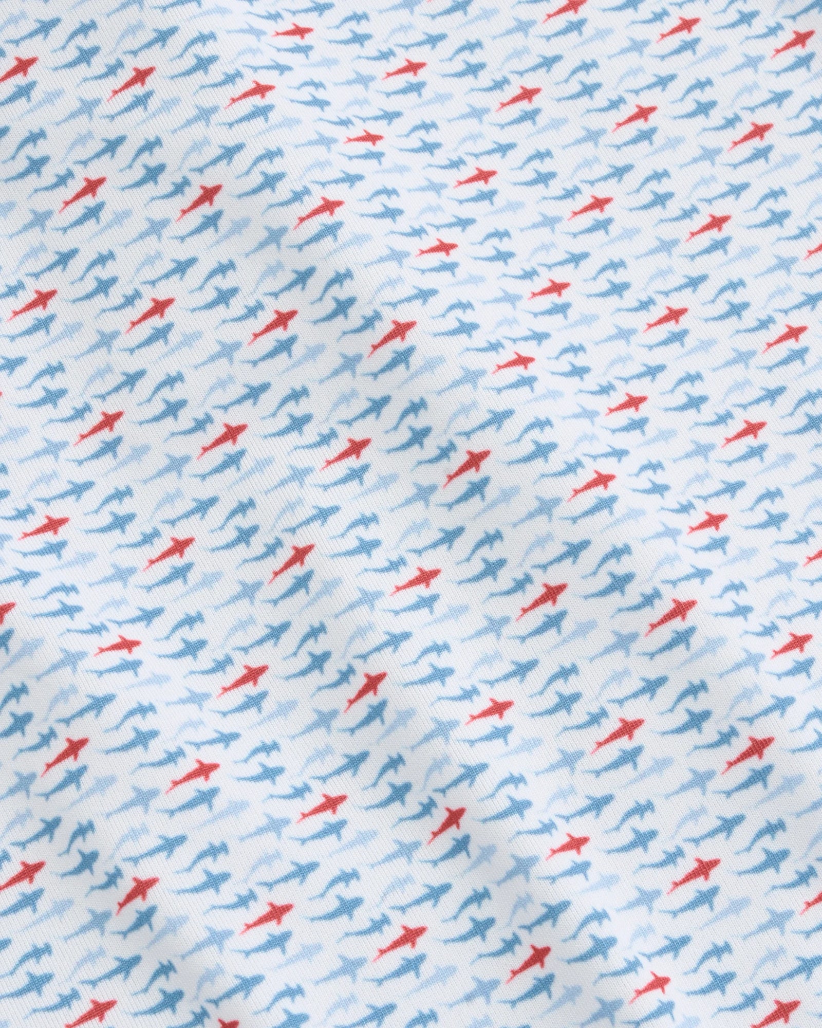 Gen Teal - Fin Frenzy Printed Performance Polo