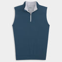 Genteal- Venture Performance Quarter-Zip Vest- Navy