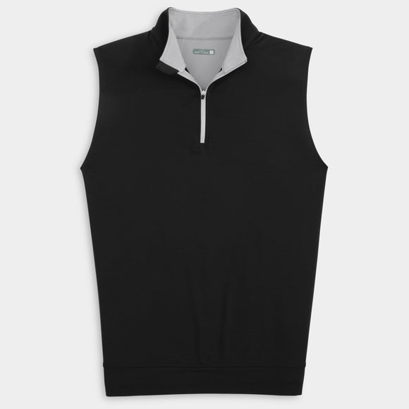 Genteal- Venture Performance Quarter-Zip Vest- Black