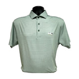 Al Dixon Luxury Performance Polo - Green/Grey Gingham