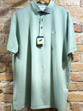 Al Dixon Luxury Performance Polo - Green/Grey Gingham