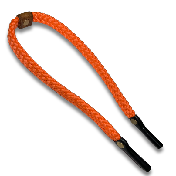 Tailin Ties- Nautical Sunglass Strap- Hunter Orange, Tan