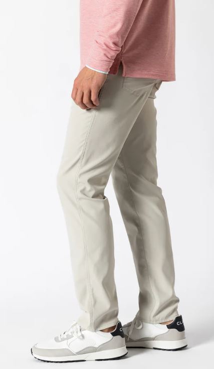 Pants-Duck Head-Long Drive Performance 5-Pocket Pants -Stone