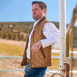 Madison Creek- Kennesaw Conceal& Carry Quilted Vest- Tan