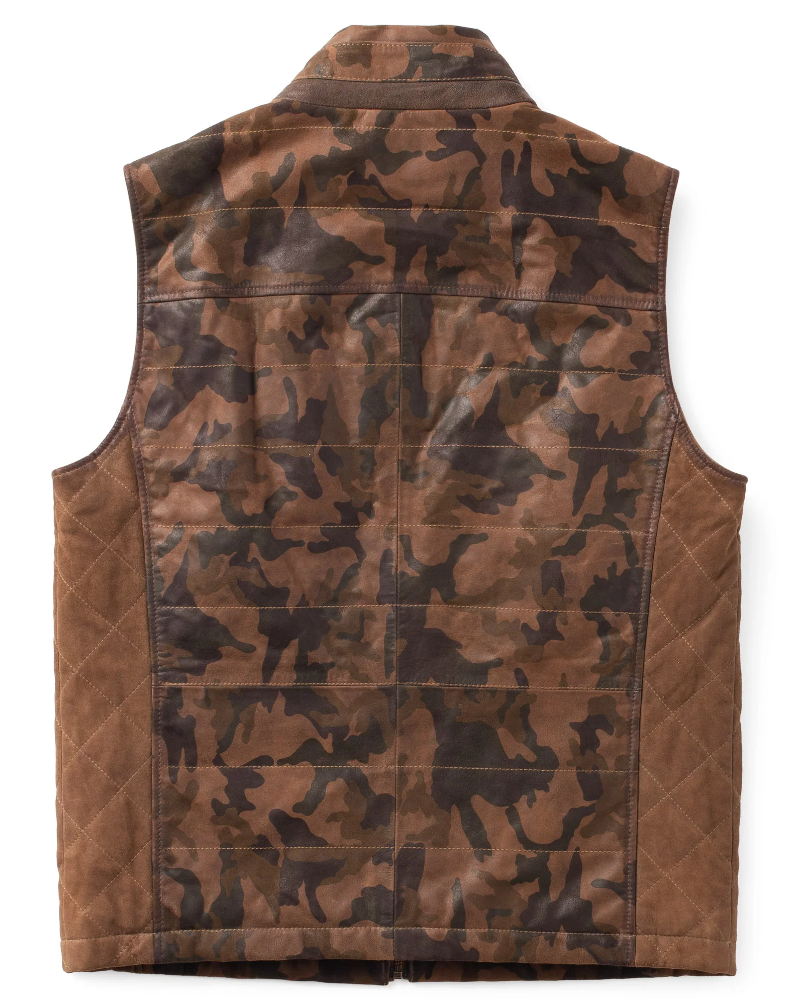 Madison Creek - Ranger Waxed Goat Suede Leather Camo Vest