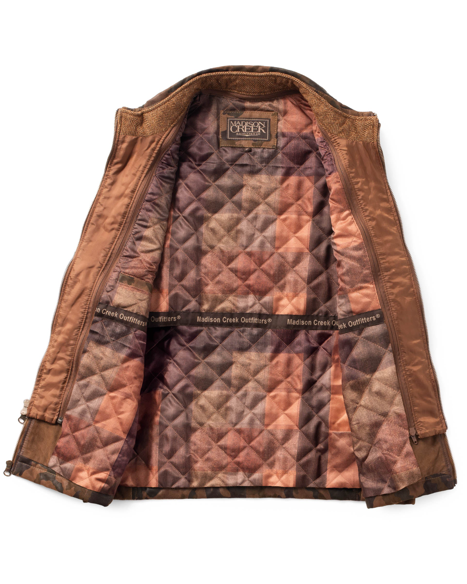 Madison Creek - Ranger Waxed Goat Suede Leather Camo Vest