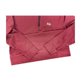 Horn Legend-1/4 Zip Micro Fleece Pullover - Garnet & Black - Shepherd