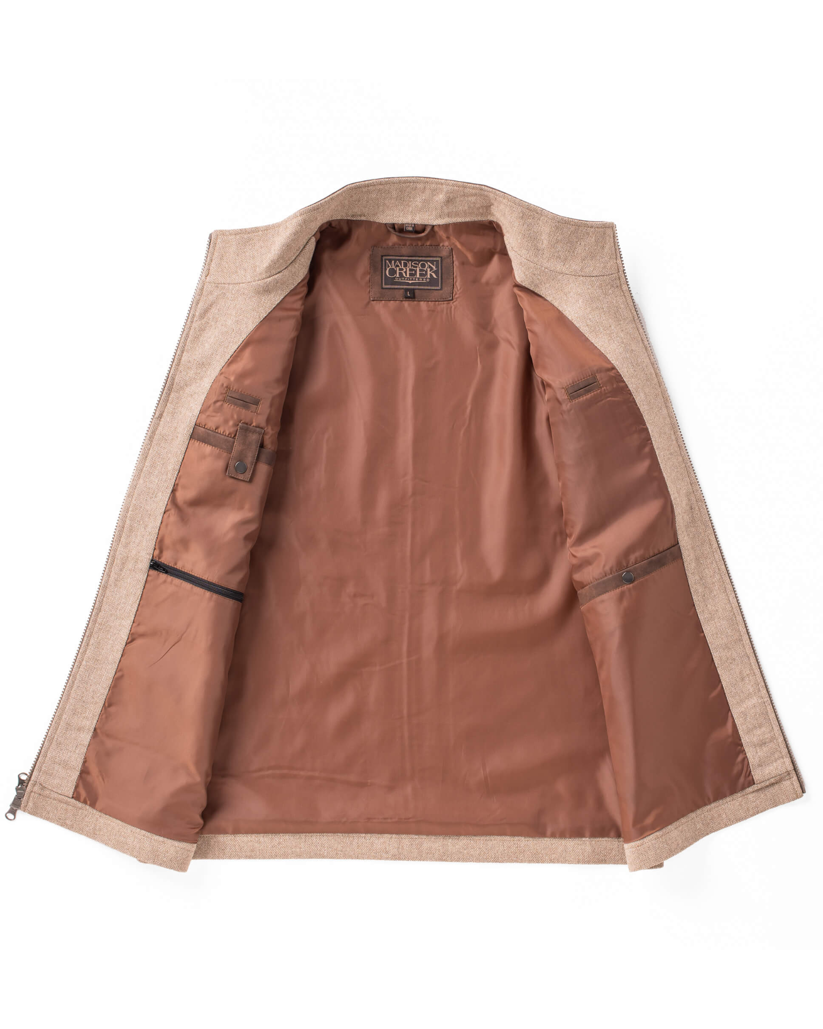 Mckinney Wool Blend Vest - Oatmeal