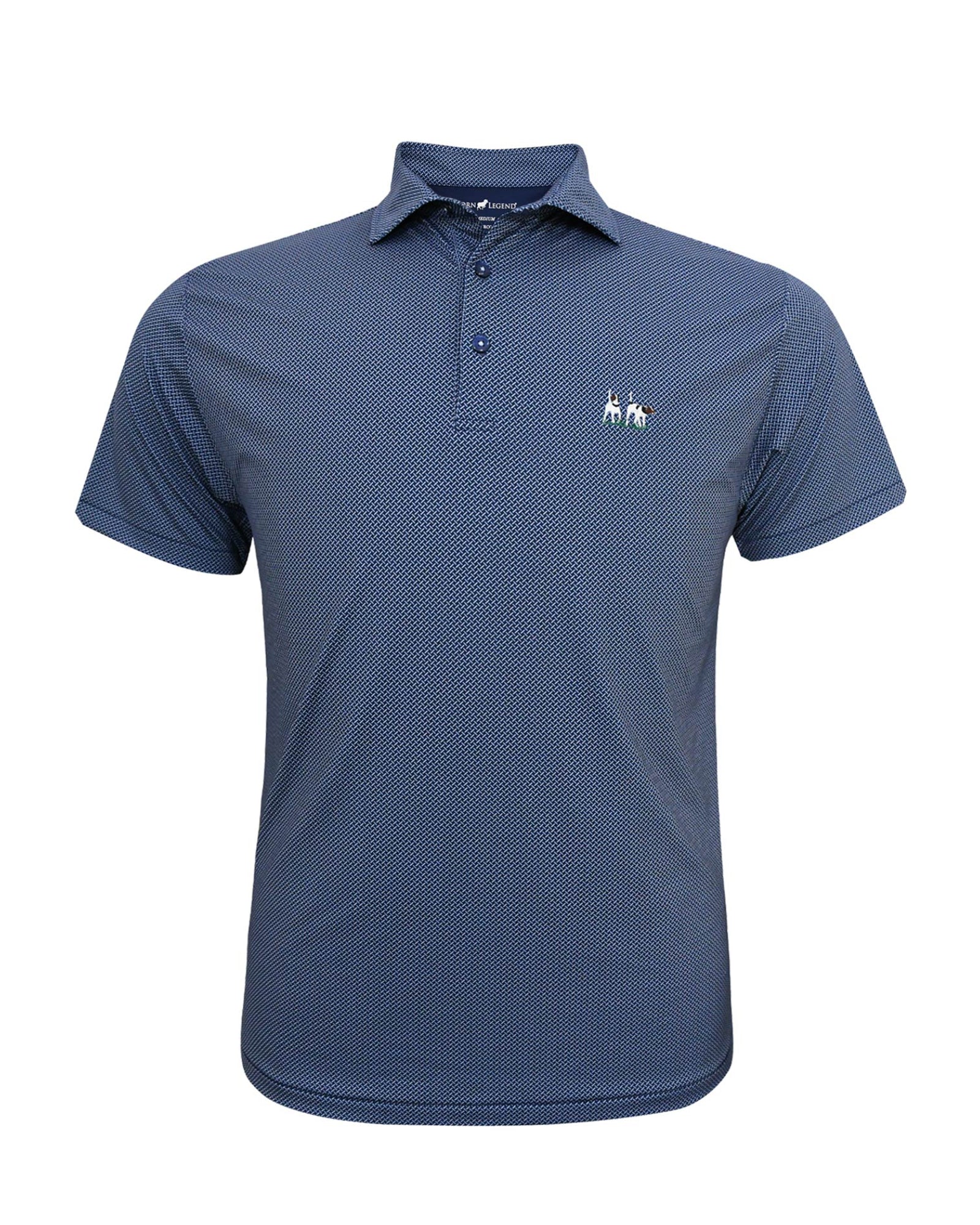 Private Label Performance Polo - Navy Crossways