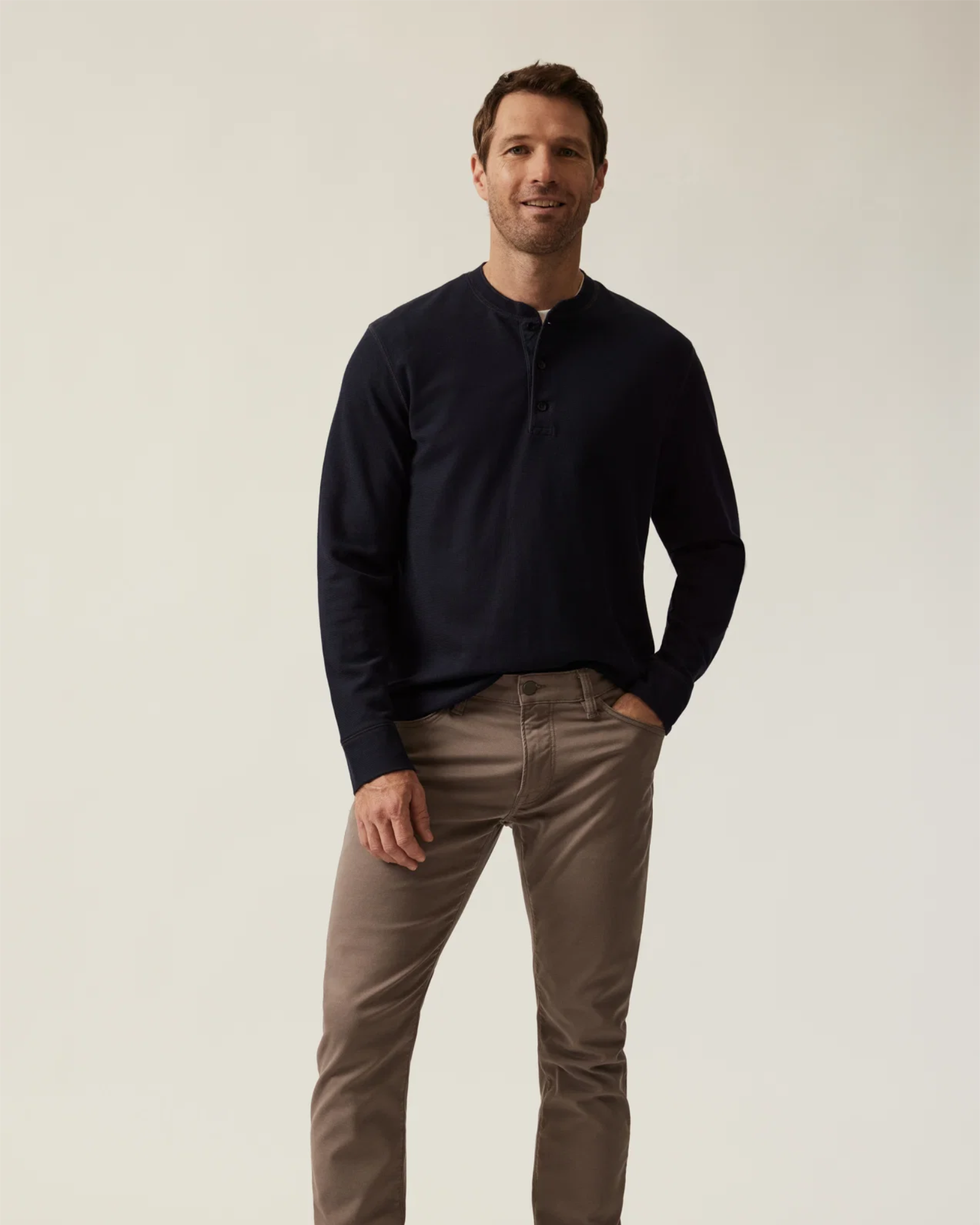 34 Heritage - Long Sleeve Henley
