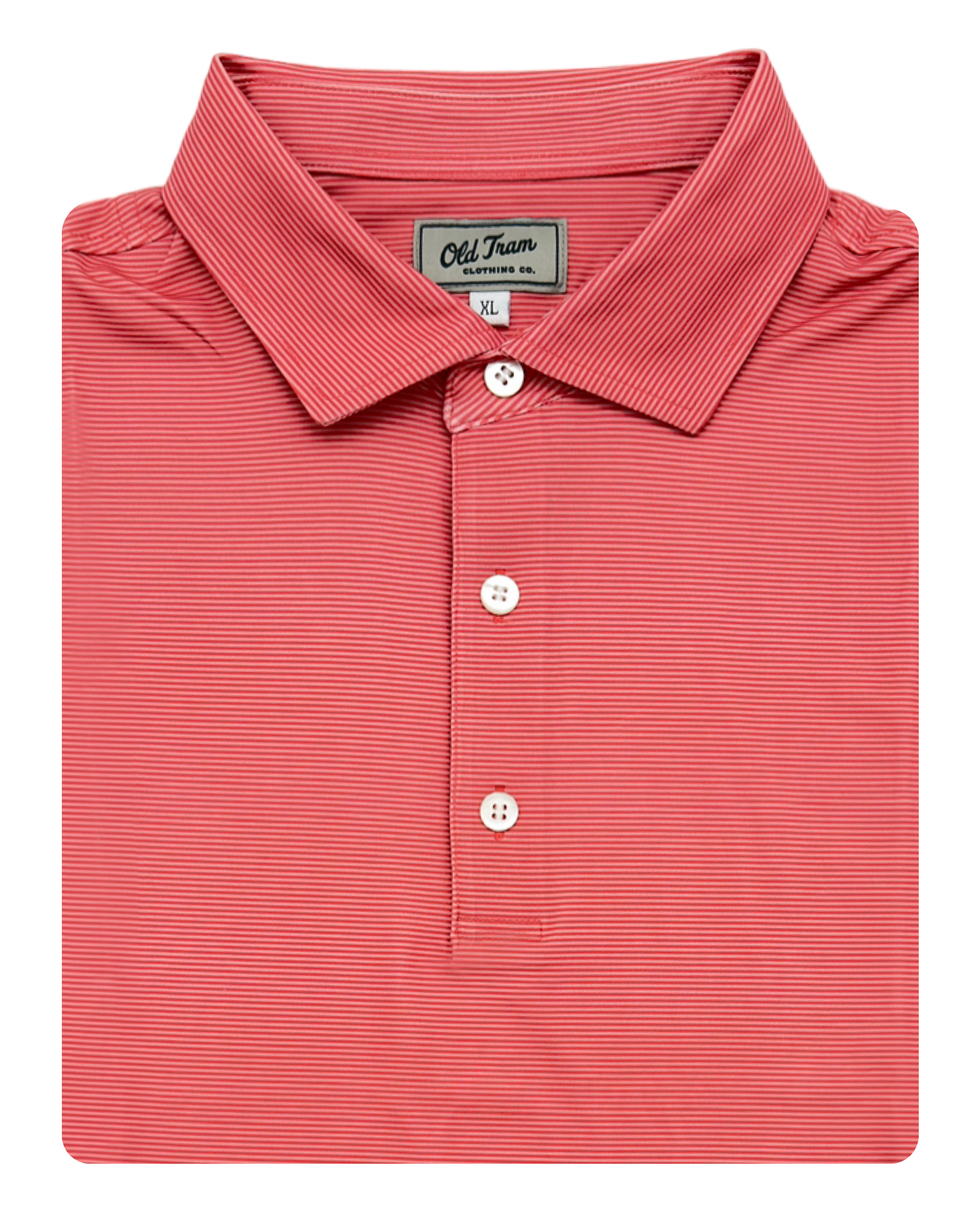 Old Tram Performance Polo - Coral Robert