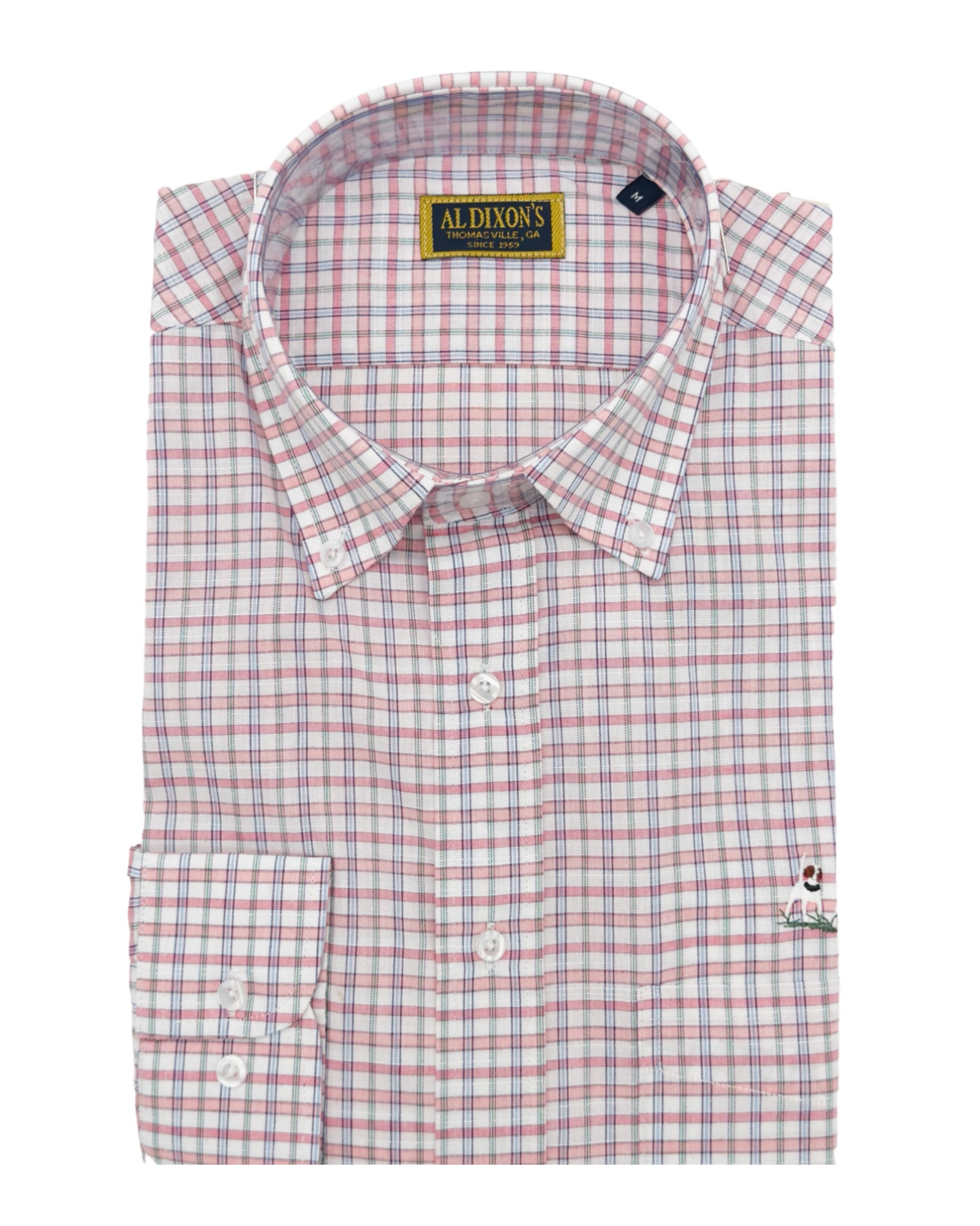 Private Label Sport Shirt - Pink & Grey Check