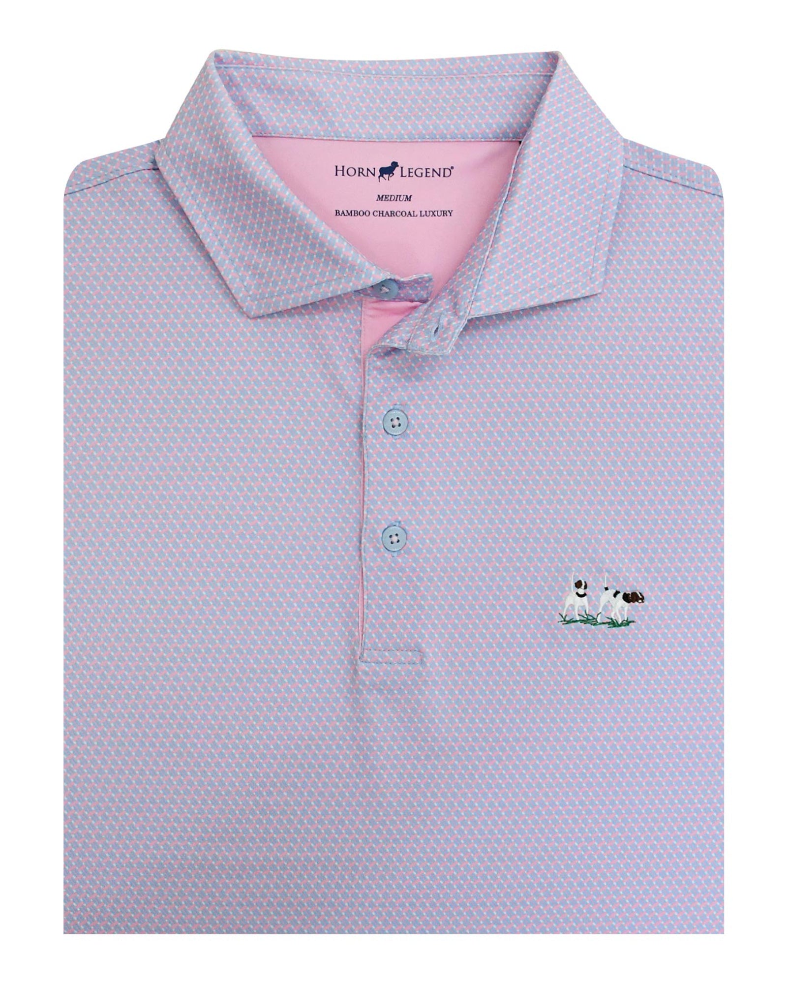 Private Label Performance Polo - White / Serenity / Rose / Quartz