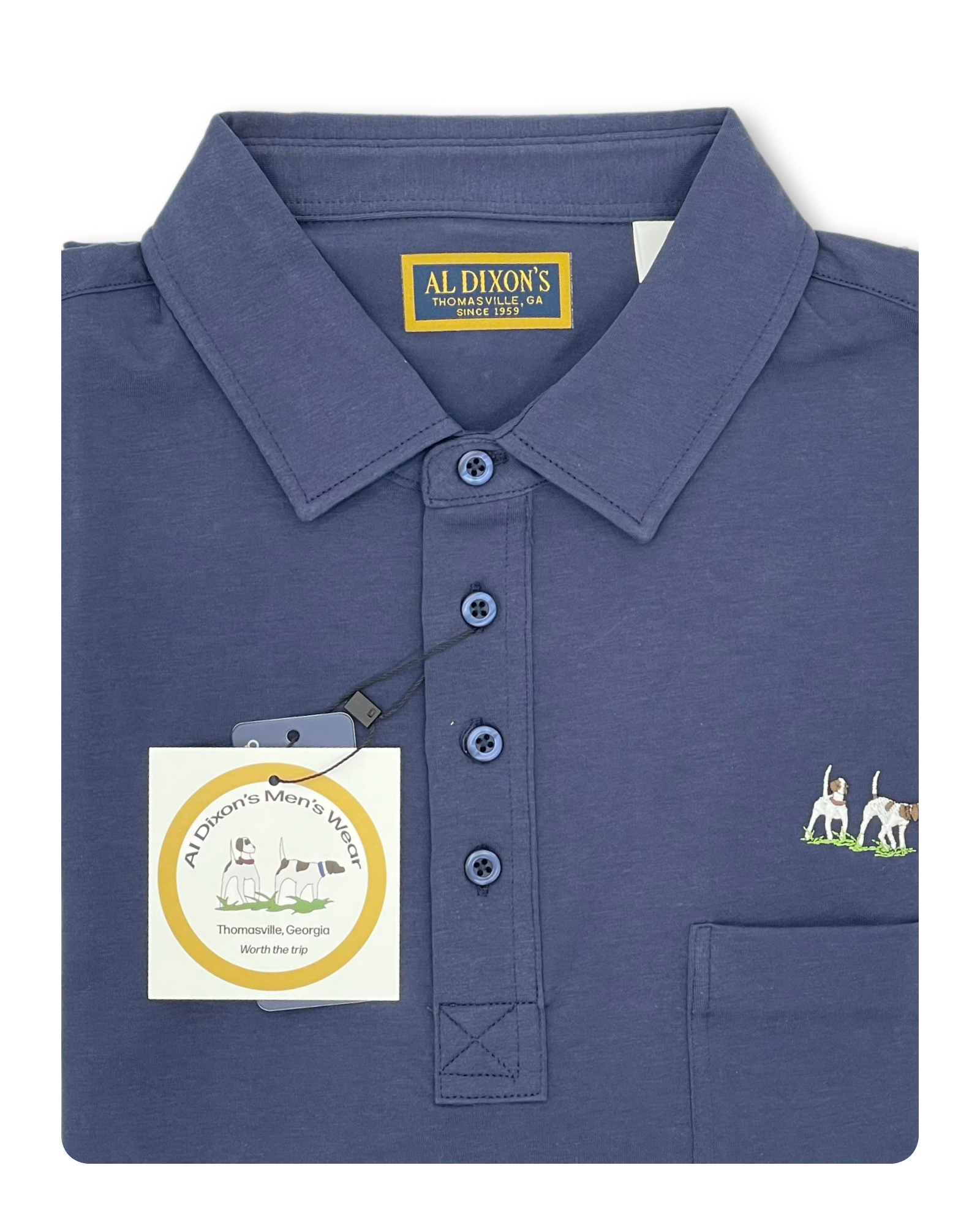 Private Label Polo - Navy/Pocket