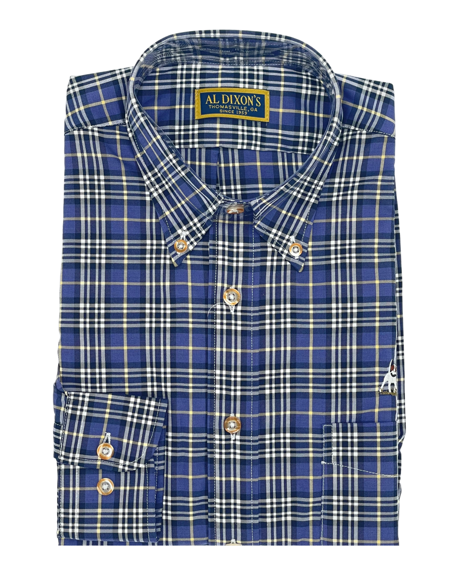 Private Label Sport Shirt - Purple Plaid