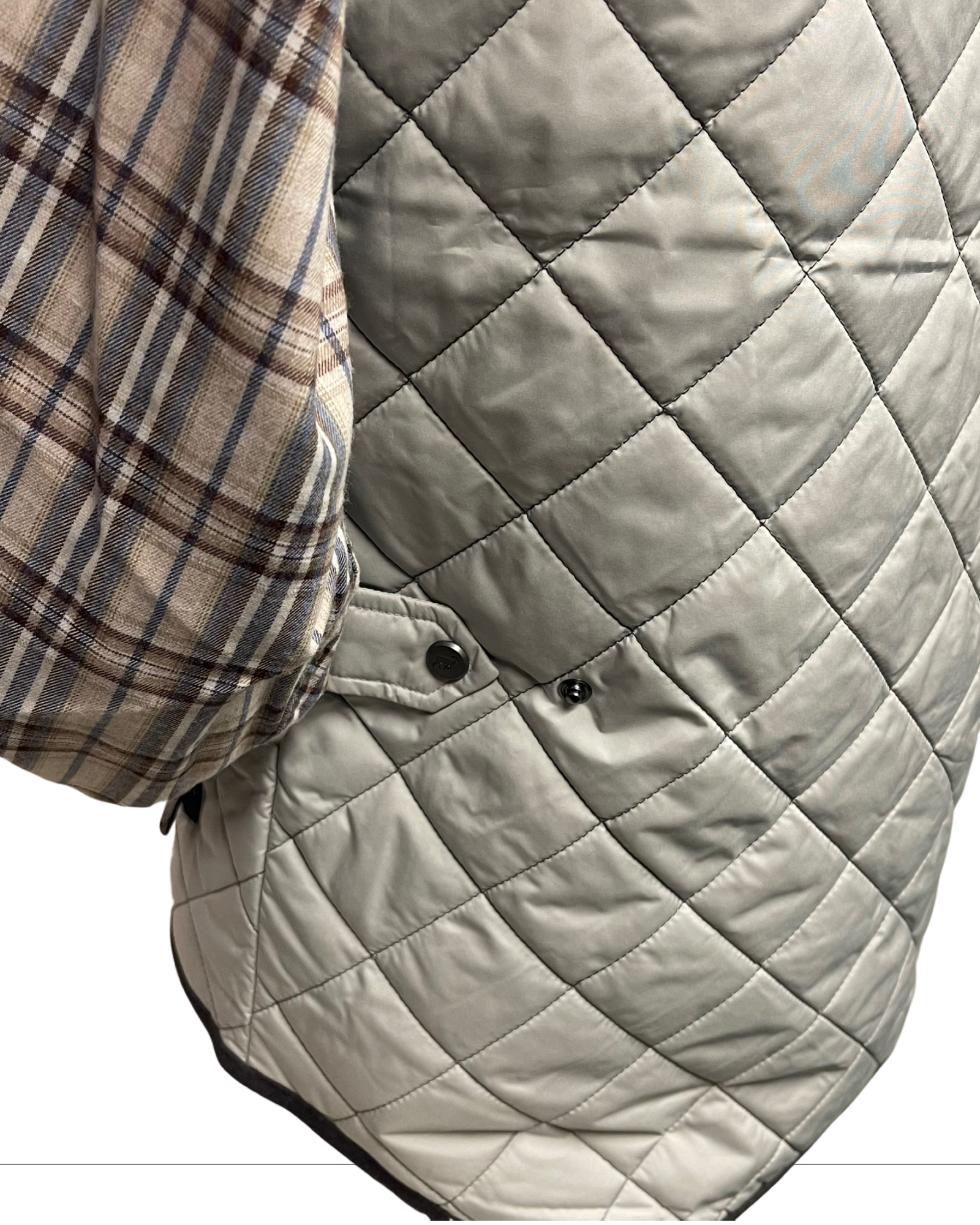 Private Label Quilted Sport Vest - Grey